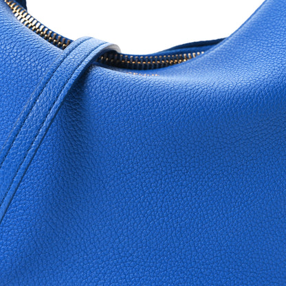 Celine Grained Calfskin Teen Lulu Shoulder Bag Ultra Blue 9 of 11