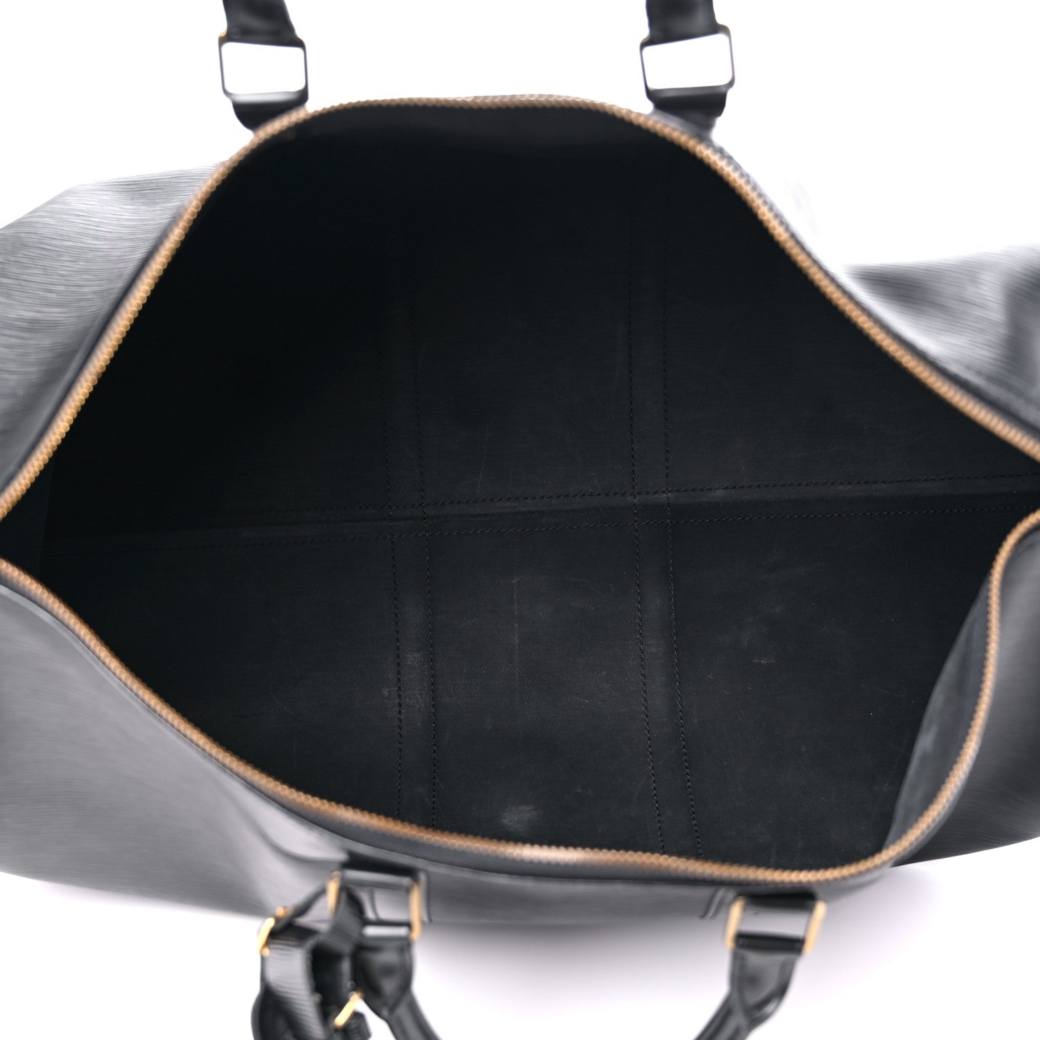 Louis Vuitton Epi Keepall 55 Black 4 of 20