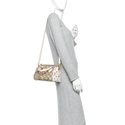 Louis Vuitton Empreinte Monogram Spring in the City Speedy Bandouliere 20 Kaki Beige Cream 2 of 10