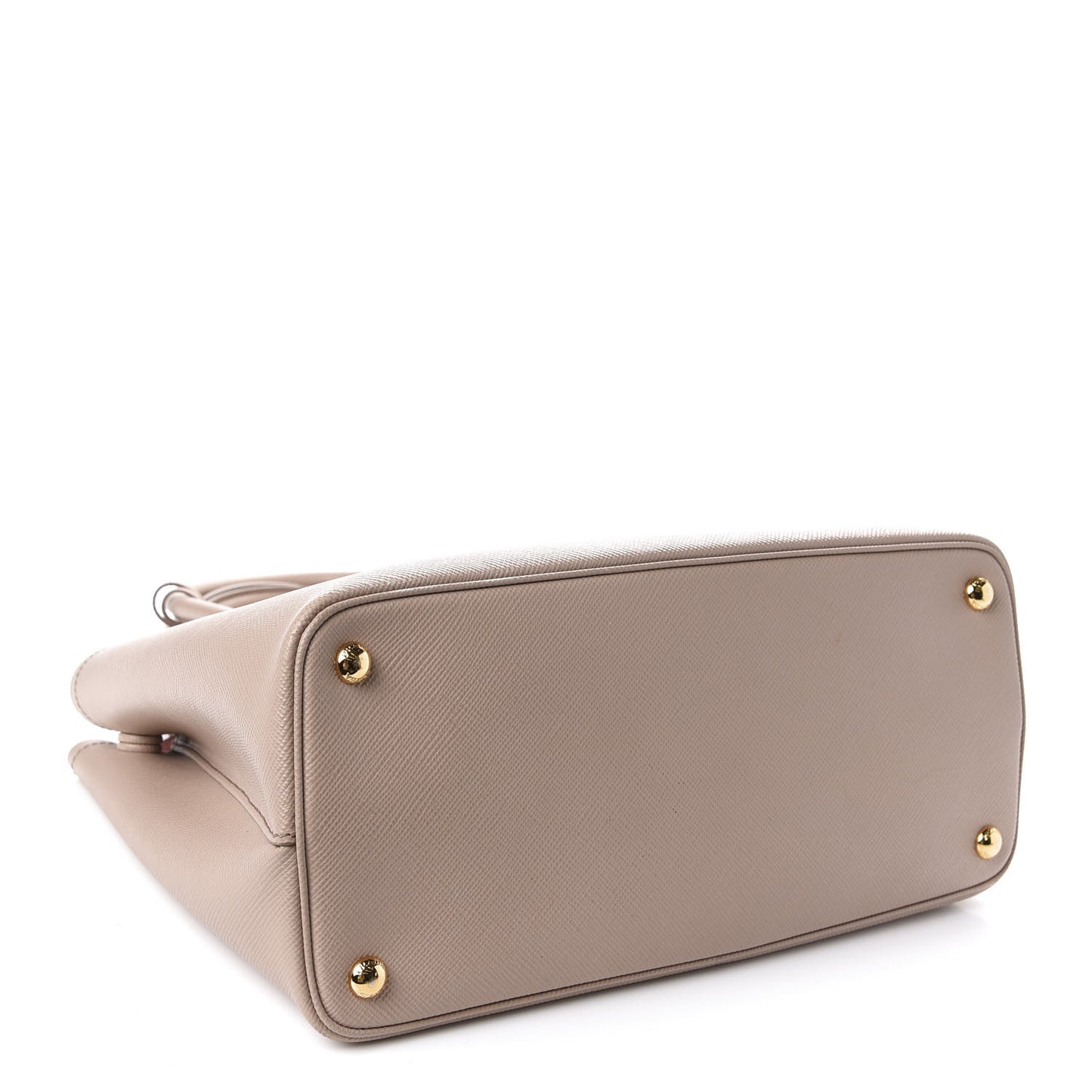 Saffiano Cuir Small Double Bag Cammeo Rosa