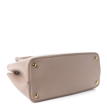 Prada Saffiano Cuir Small Double Bag Cammeo Rosa 5 of 13