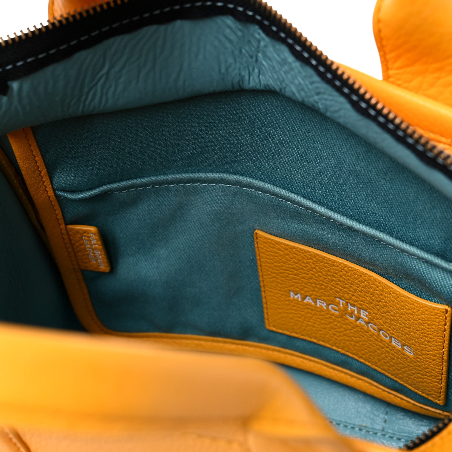 Marc Jacobs Grained Calfskin Small The Tote Bag Artisan Gold 12 of 22
