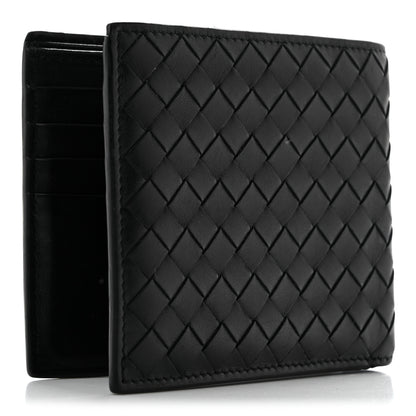 Bottega Veneta Nappa Intrecciato Bi-Fold Wallet Black 3 of 9