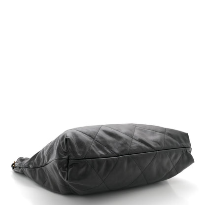 Chanel Shiny Caviar Quilted Monochrome Chanel 22 Black 5 of 11