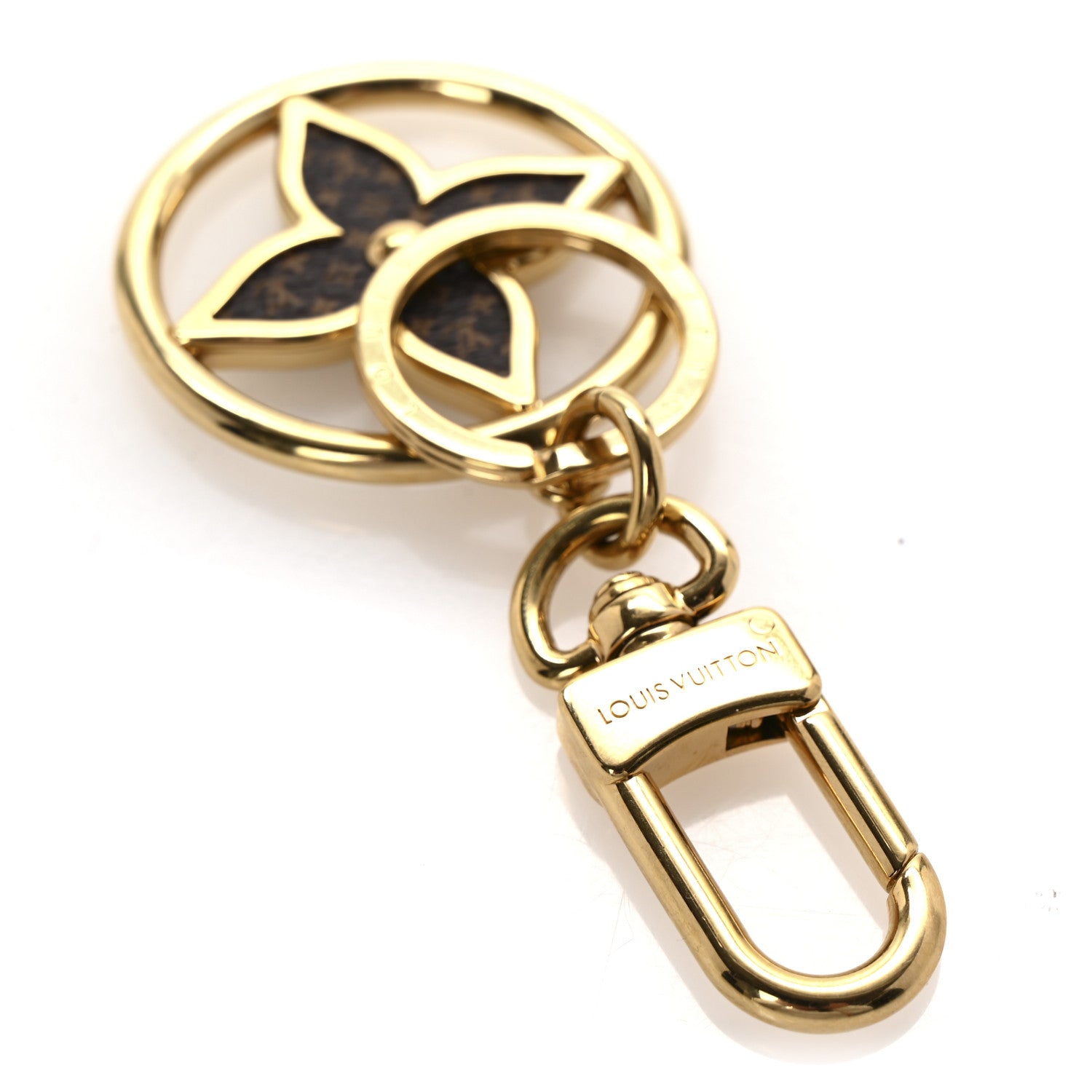 Louis Vuitton Monogram Puzzle Flower Bag Charm Key Holder 1717893