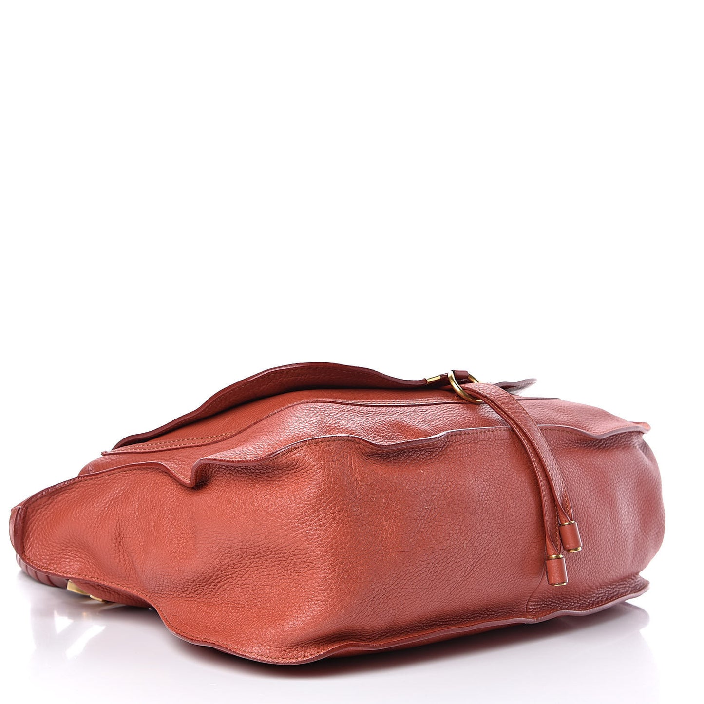 Calfskin Large Marcie Satchel Maple Leaf