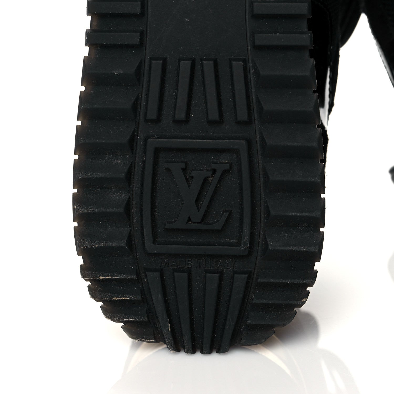Louis Vuitton Suede Monogram Run Away Sneakers 39 Black 7 of 9