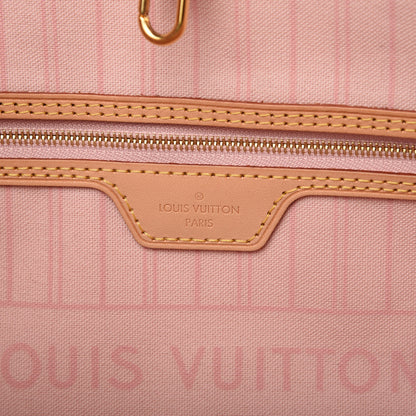 Louis Vuitton Damier Azur Neo Neverfull MM Rose Ballerine 8 of 11