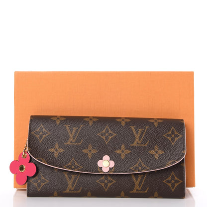Louis Vuitton Monogram Bloom Flower Emilie Wallet 9 of 9