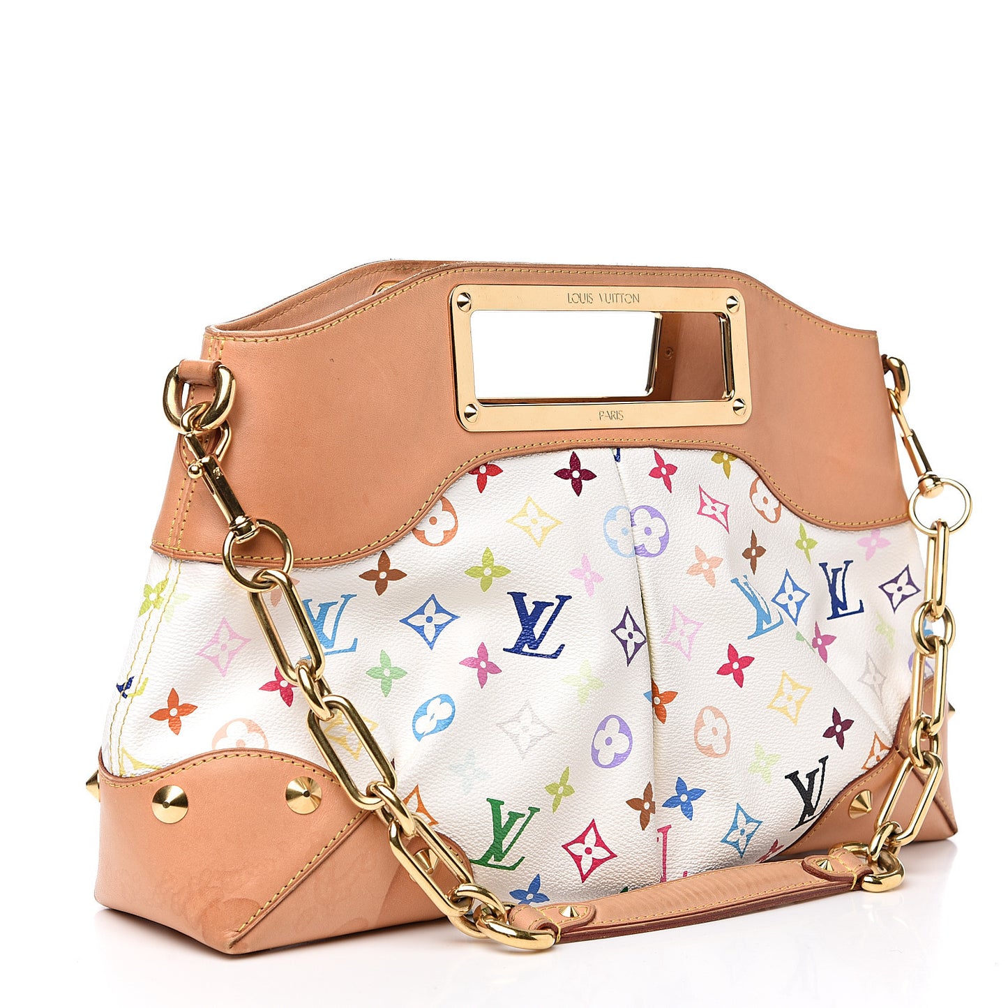 Monogram Multicolor Judy MM White
