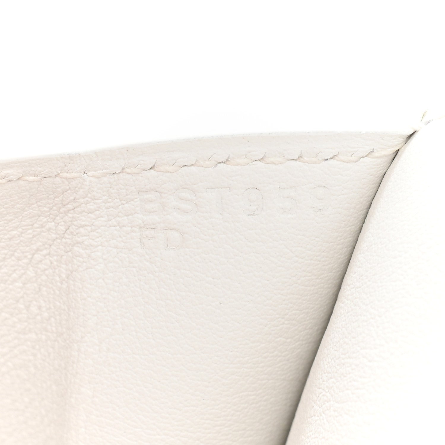 Hermes Swift Shadow Clutch 29 White 6 of 10