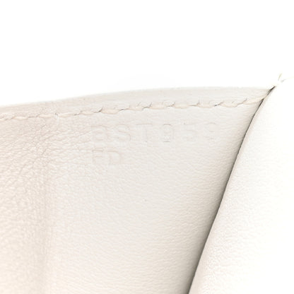 Hermes Swift Shadow Clutch 29 White 6 of 10