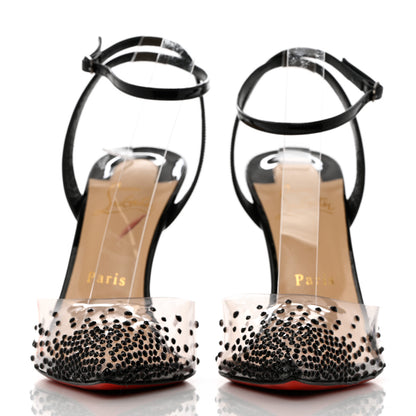 Christian Louboutin PVC Patent Psychic Spikaqueen 100 Pumps 39 black 2 of 8