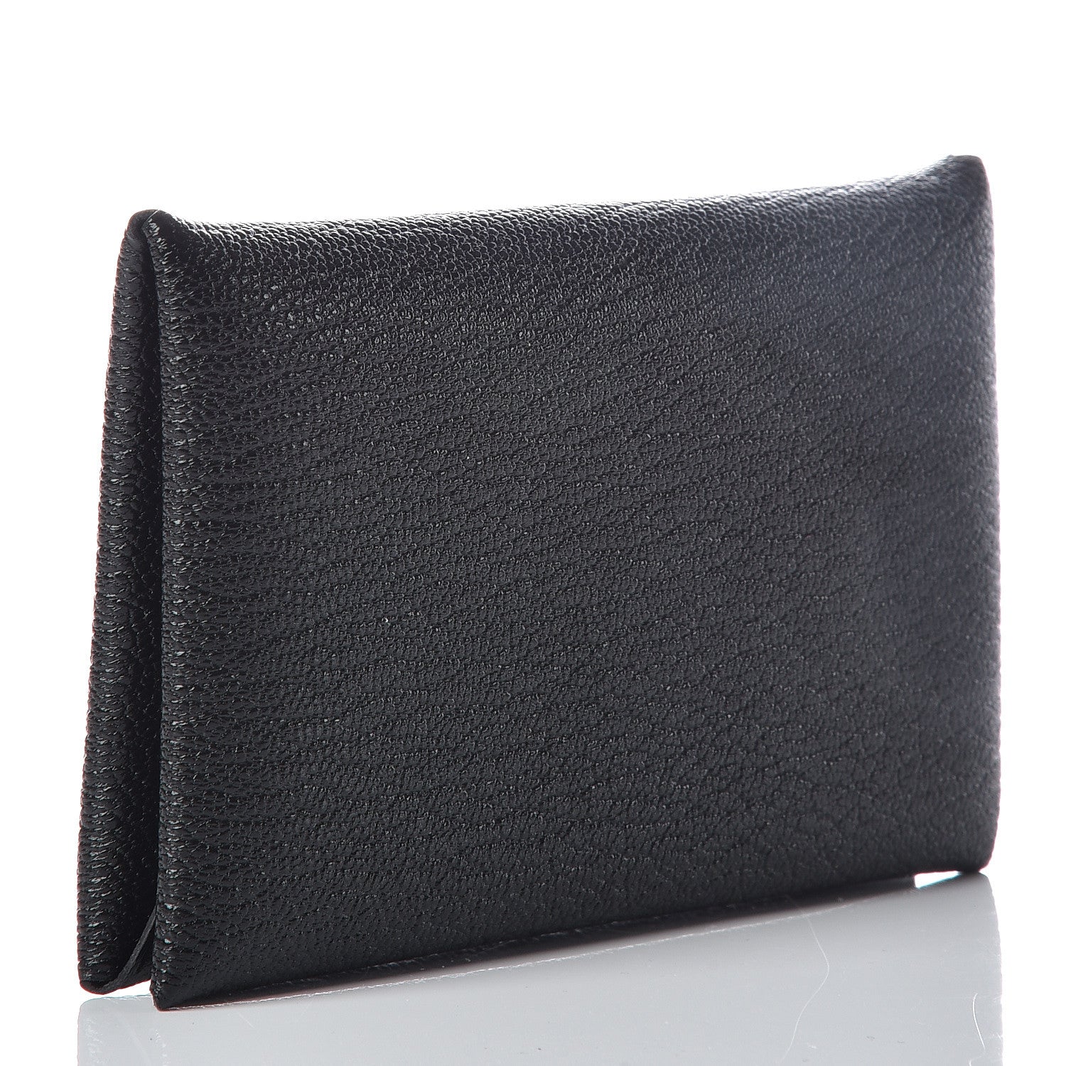 Hermes Chevre Mysore Calvi Card Case Black 3 of 8