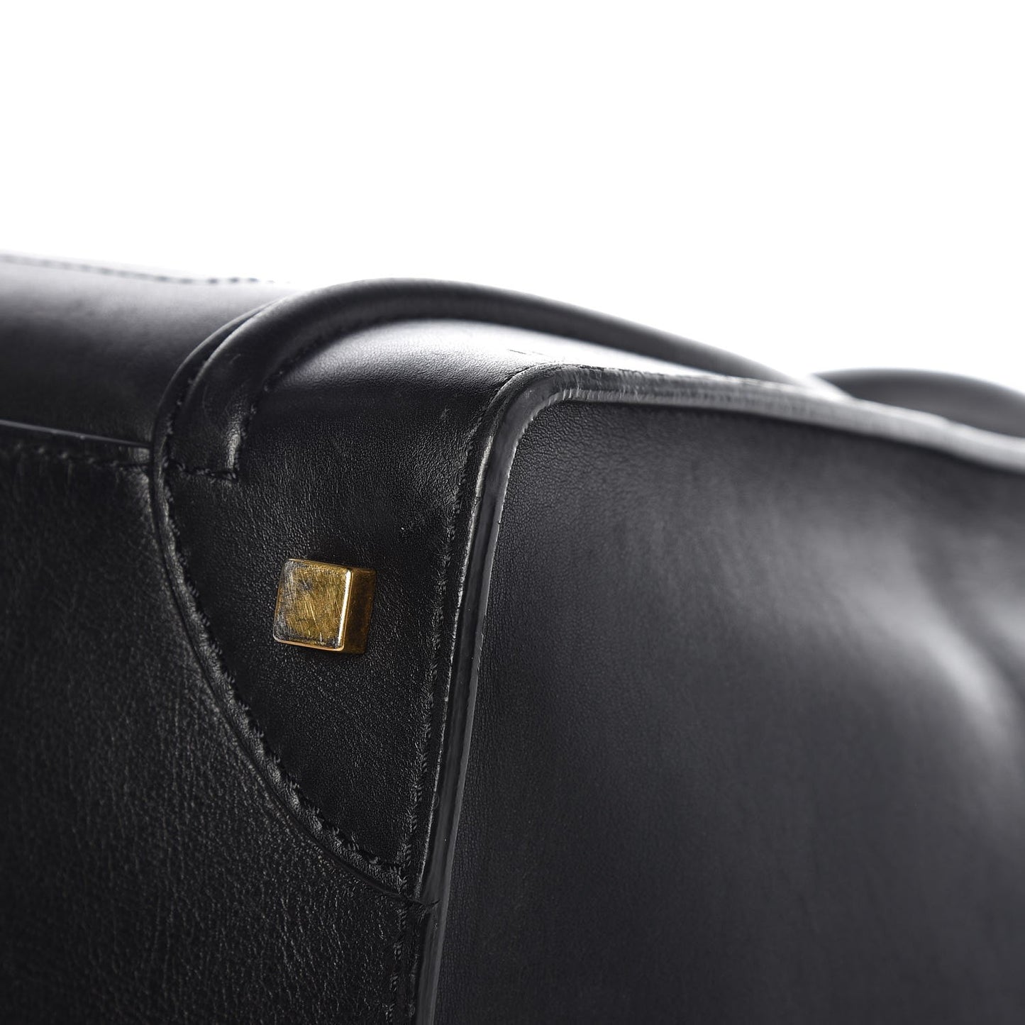 Smooth Calfskin Mini Luggage Black