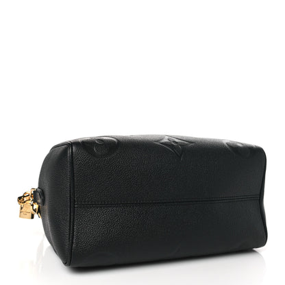 Louis Vuitton Empreinte Monogram Giant Speedy Bandouliere 25 Black 4 of 10