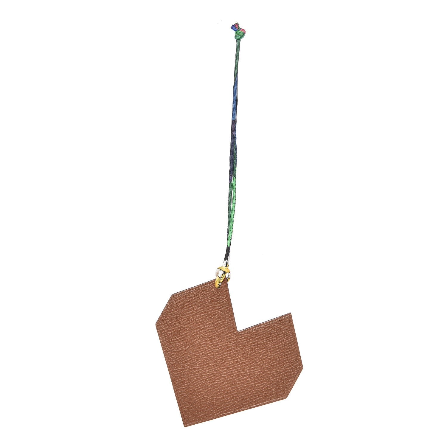 Hermes Togo Epsom Petit H Heart Bag Charm 1 of 3