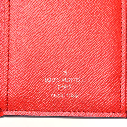 Louis Vuitton Monogram Escale Victorine Wallet Red 8 of 9