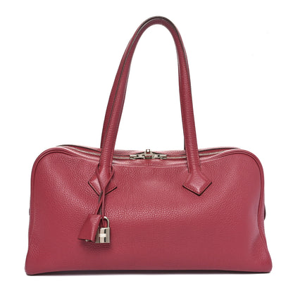 Hermes Taurillon Clemence Victoria II 35 Bois de Rose 1 of 9