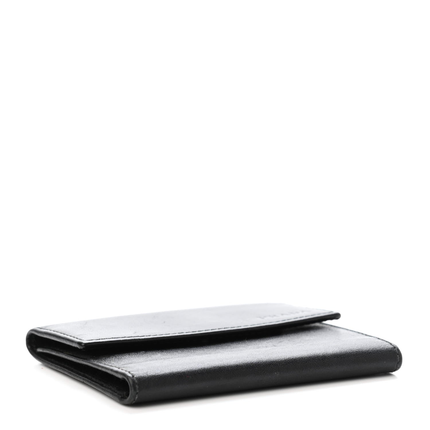 Prada Vitello Flap Wallet Black 3 of 4