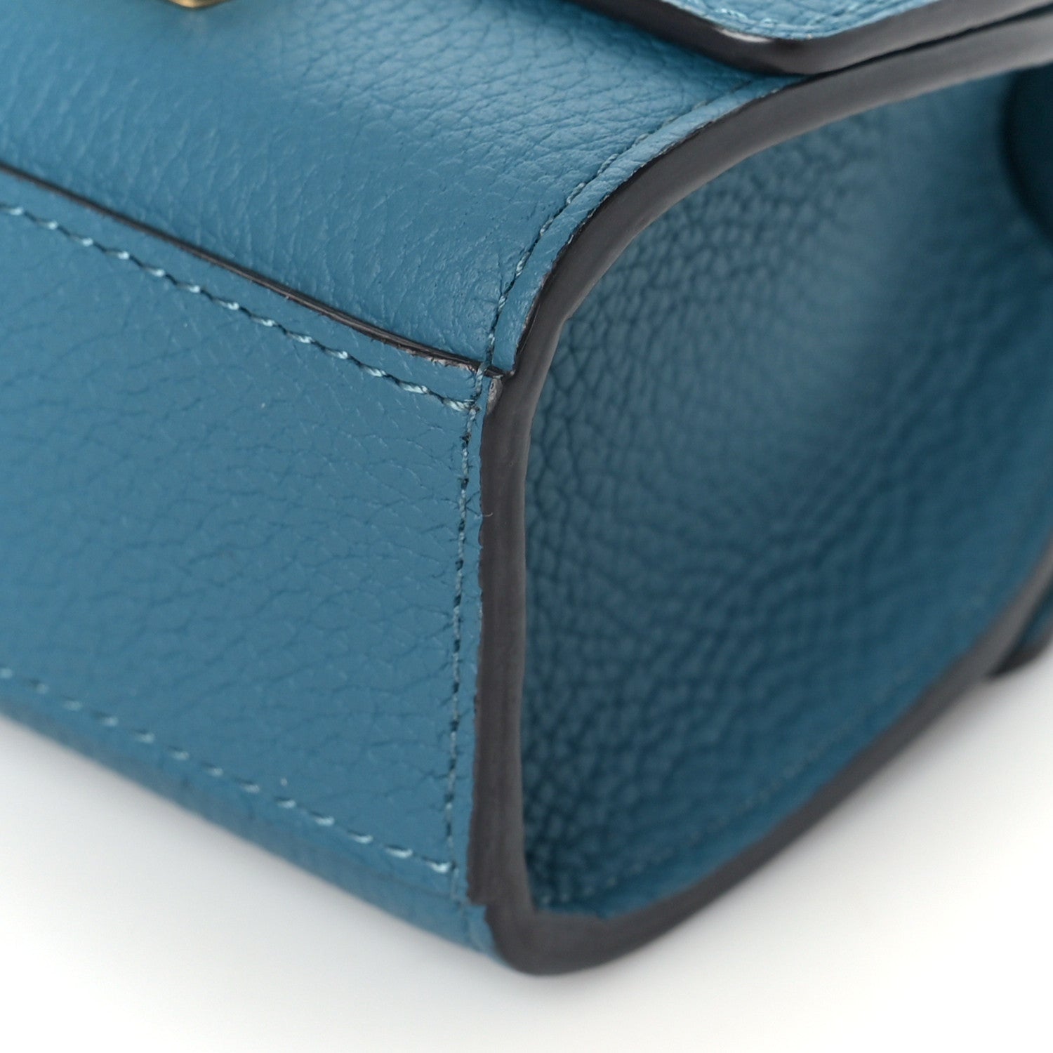 Moynat Taurillon Blush Rejane Nano Prussian Blue 7 of 7