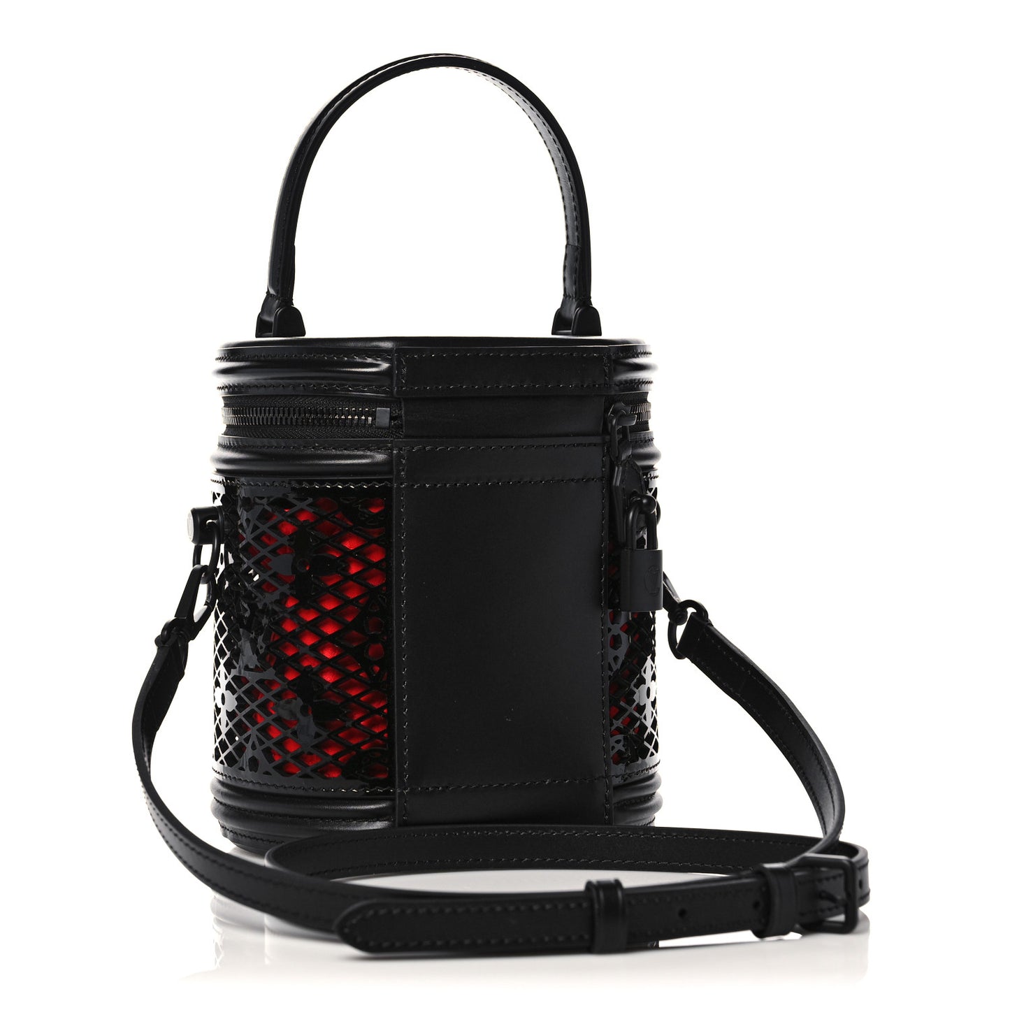 Patent Calfskin Monogram Cannes Black