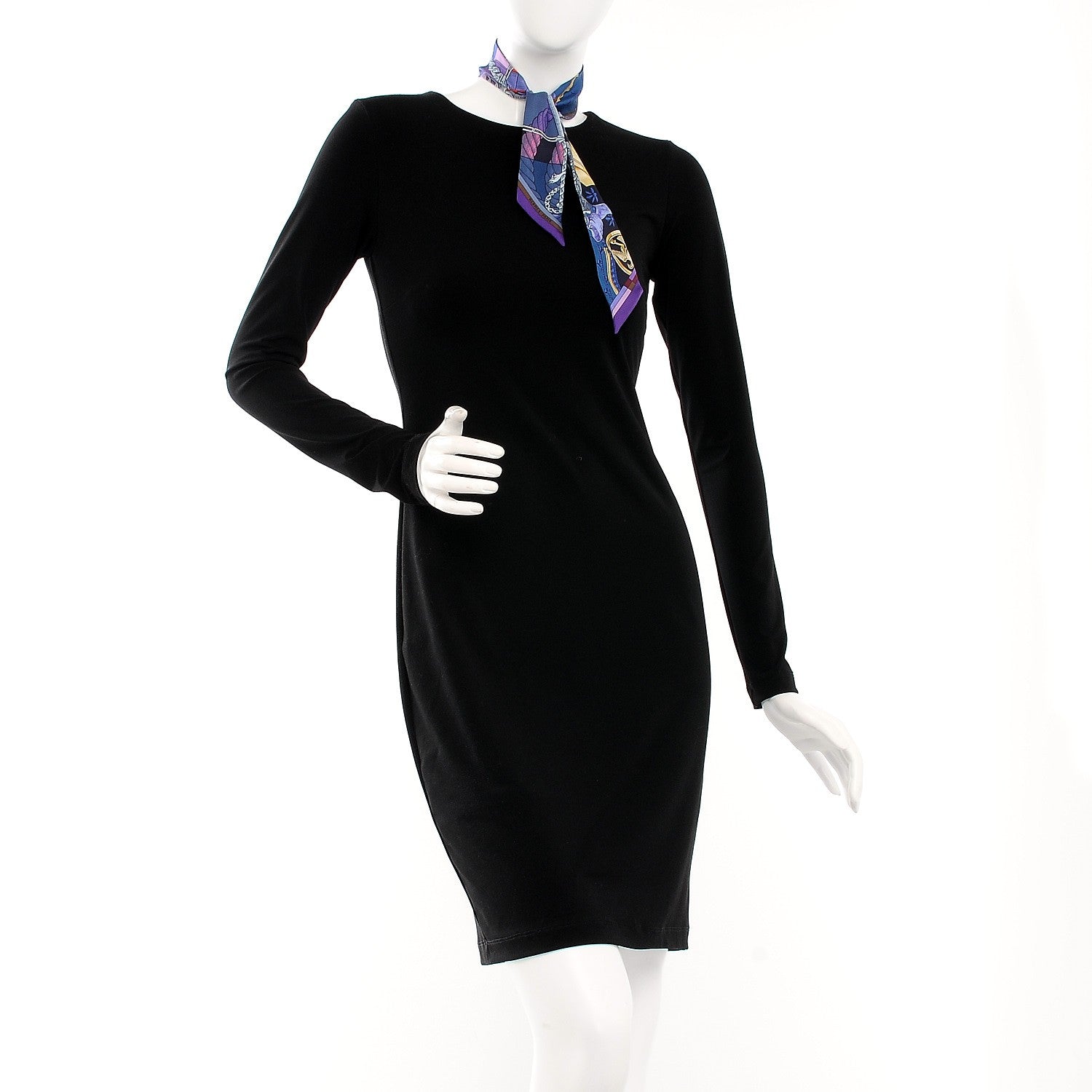 Hermes Silk Cavalleria D'Etriers Twilly Violet Bleu Rose 2 of 4