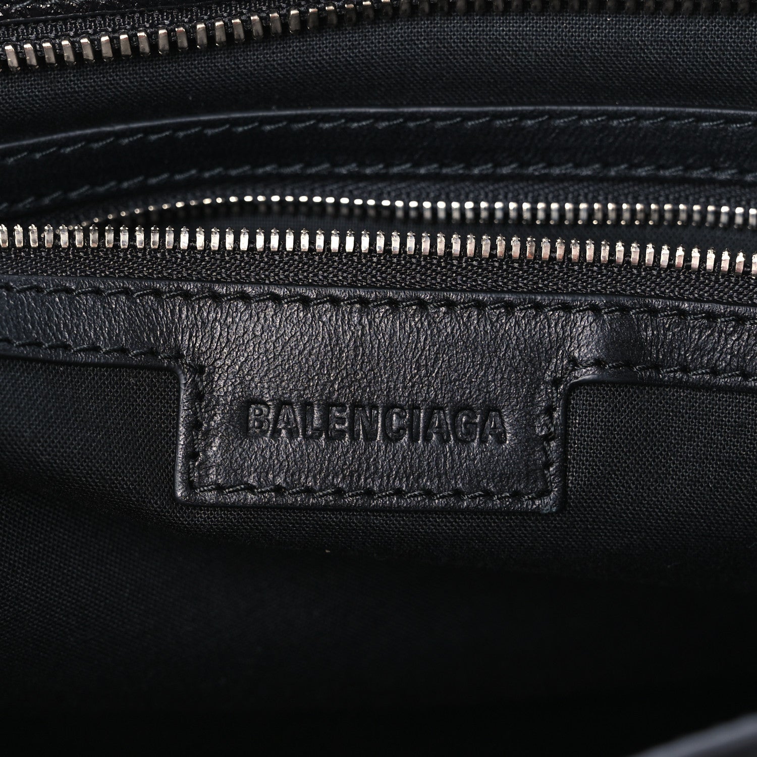 Balenciaga Agneau Arena Silver Hardware Medium Le City Black 6 of 11