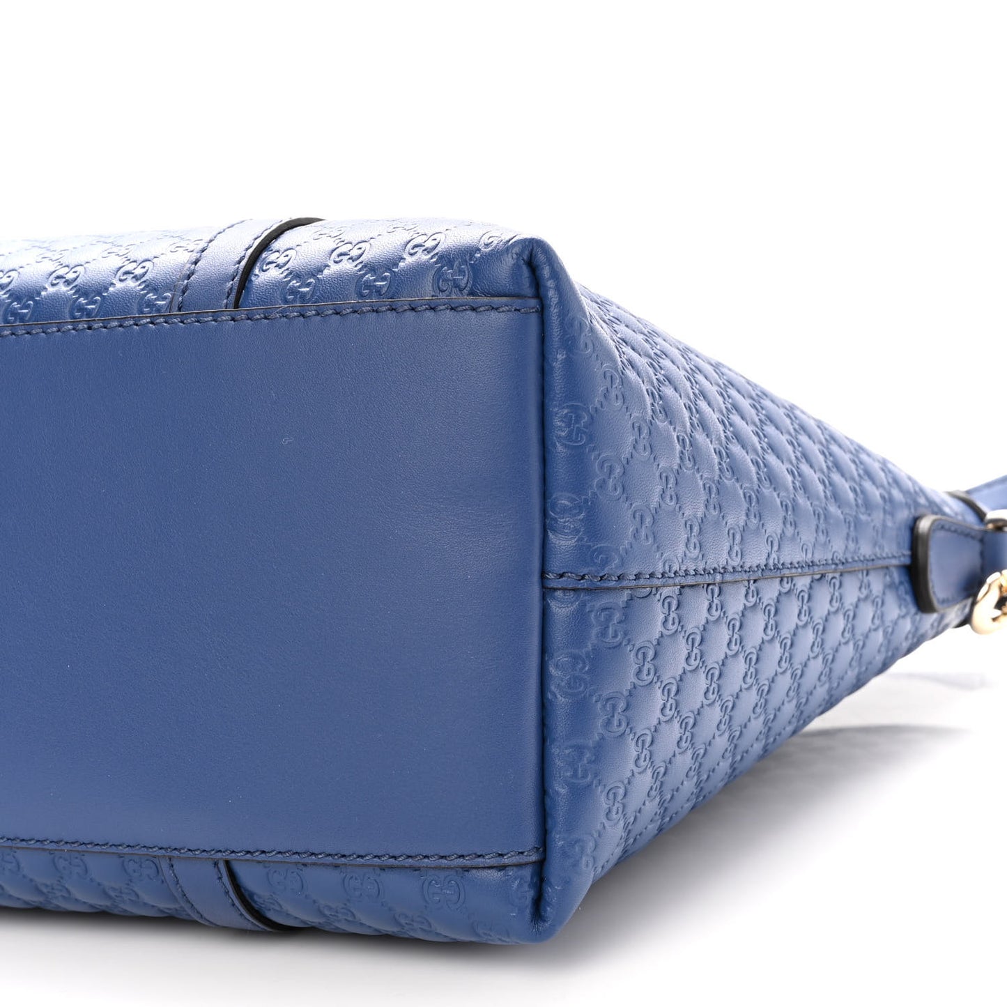 Soft Microguccissima Small Zippered Satchel Caspian