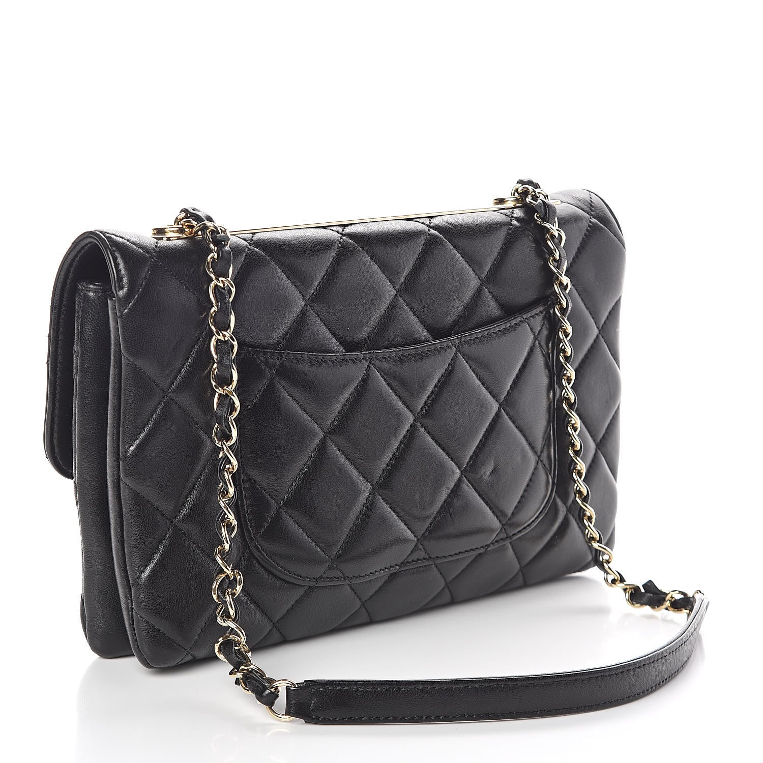 Chanel Lambskin Quilted Medium Trendy CC Flap Black 3 of 10