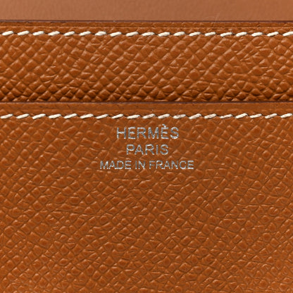 Hermes Epsom Constance Long Wallet To Go Gold 6 of 8