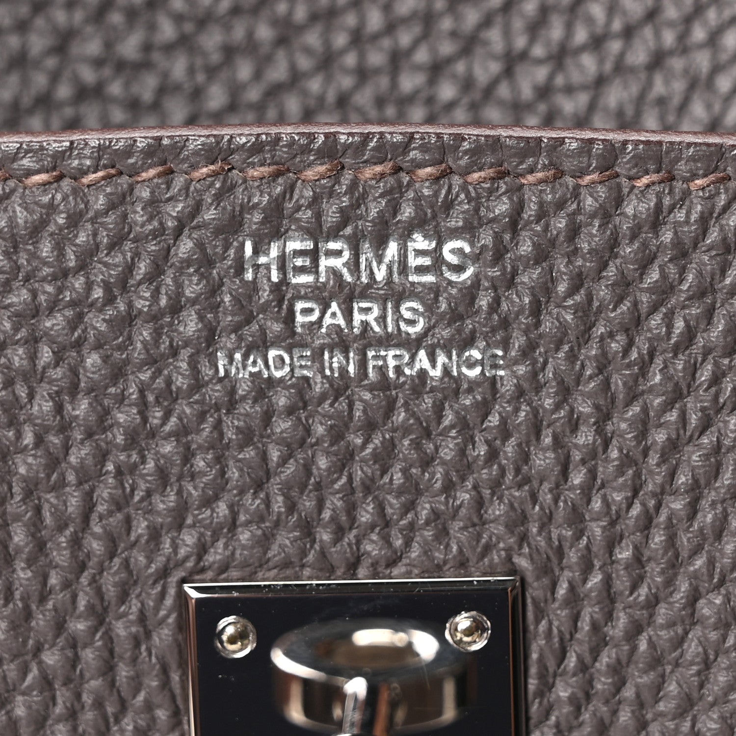 Hermes Togo Birkin 25 Etain 6 of 10