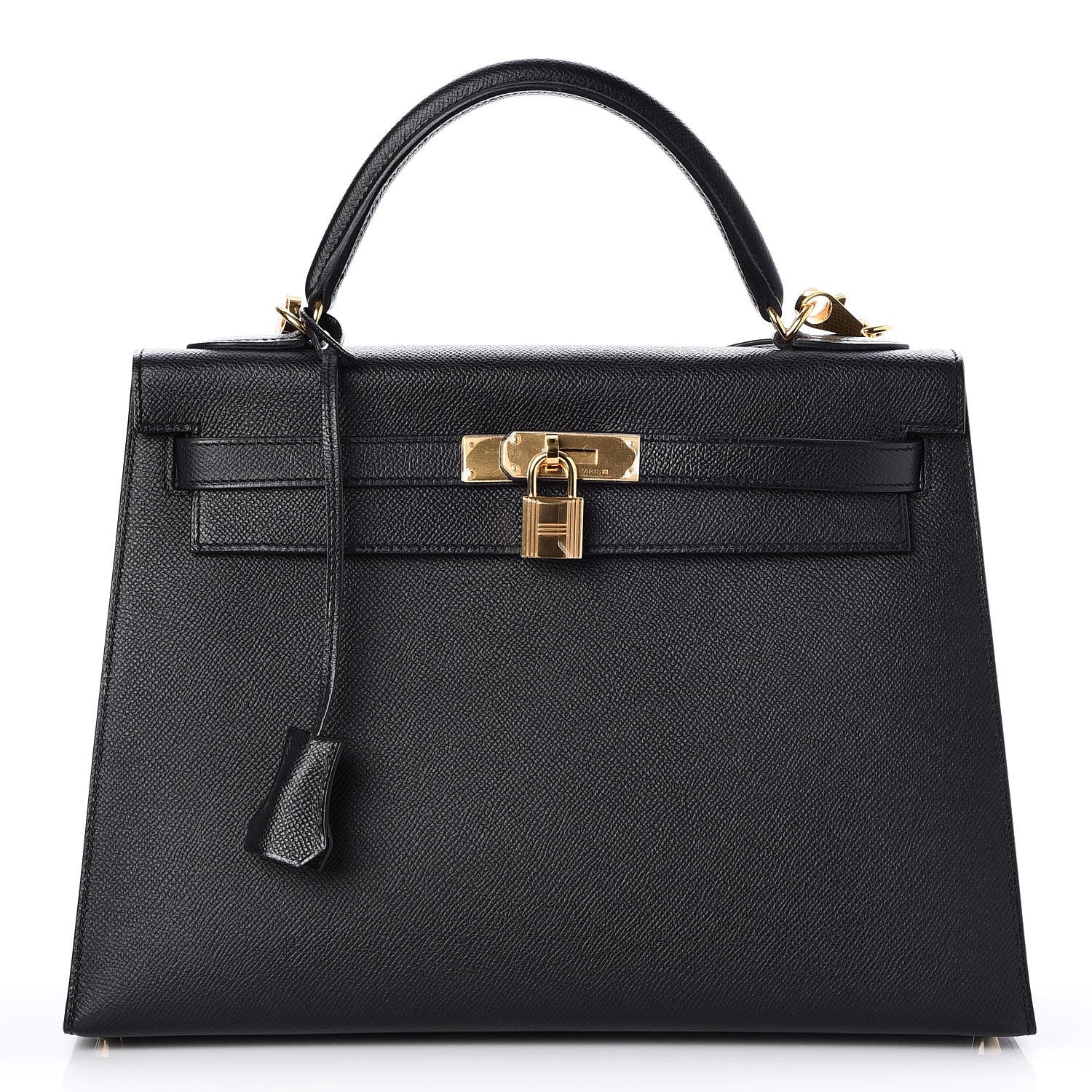 Hermes Epsom Kelly Sellier 32 Black 1 of 33