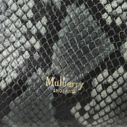 Mulberry Snakeskin Suede Iris Tote Green 6 of 10