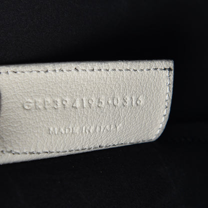 Saint Laurent Calfskin Large Shopping Tote Porcellana 8 of 12
