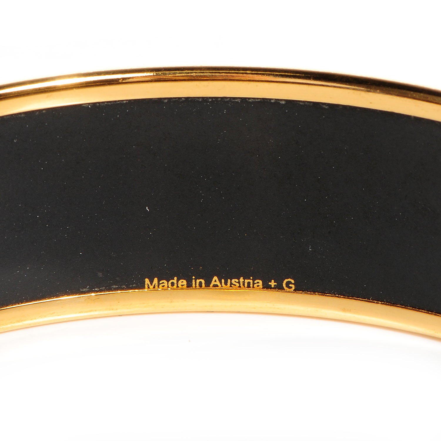 Hermes Enamel Printed Tenues Et Couvertures Wide Bracelet 70 5 of 6