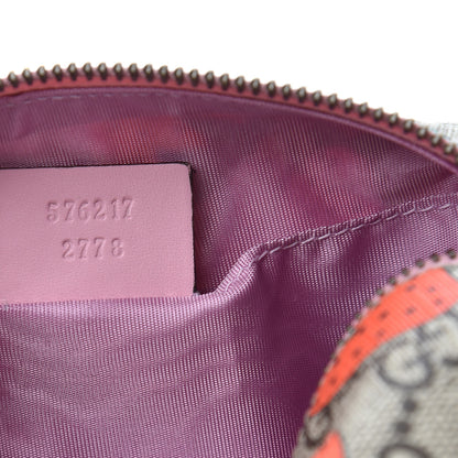 Gucci GG Supreme Monogram Strawberry Cosmetic Case 7 of 10