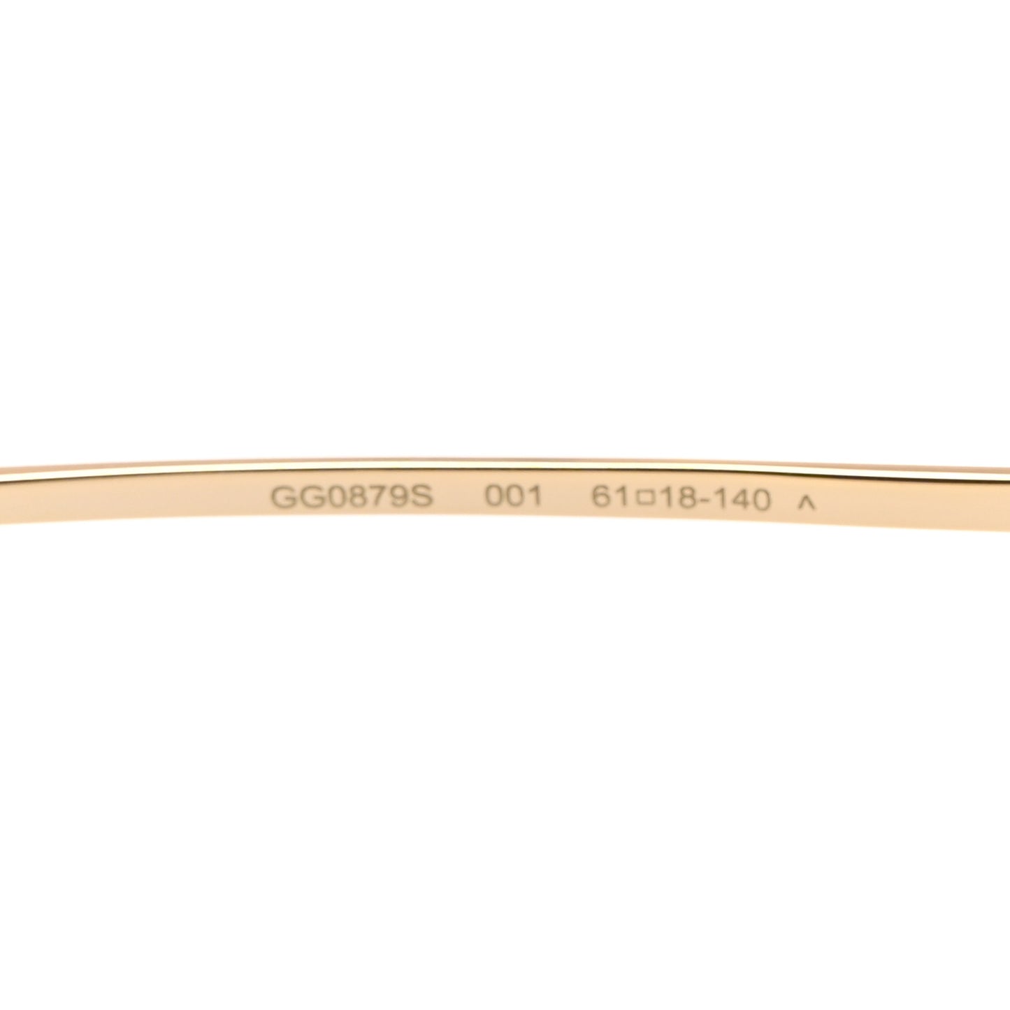 Metal Horsebit Square Sunglasses GG0879S Grey