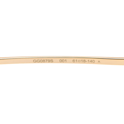 Gucci Metal Horsebit Square Sunglasses GG0879S Grey 5 of 8