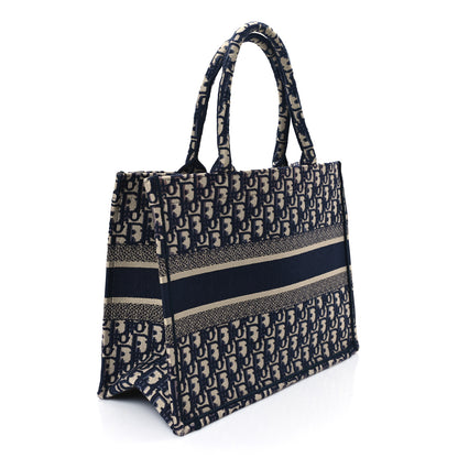 Christian Dior Oblique Medium Book Tote Blue Multicolor 3 of 13