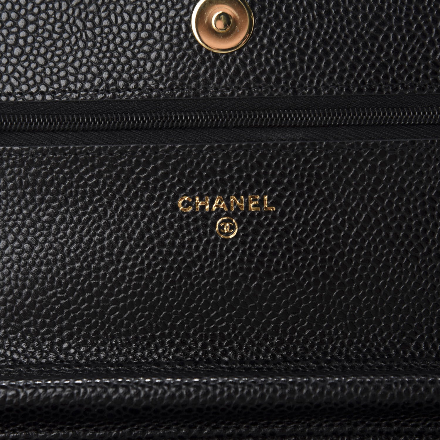 Chanel Caviar Quilted Wallet On Chain WOC Black 8 of 12