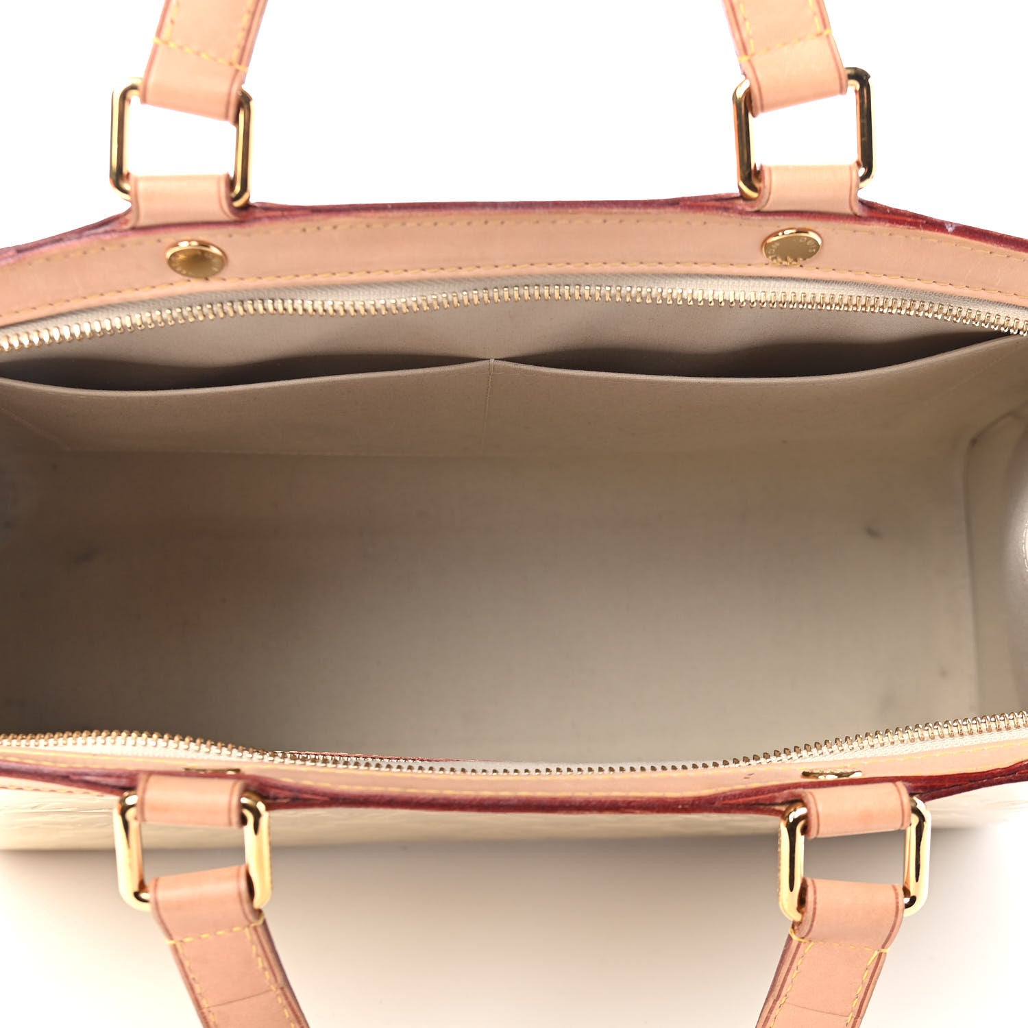 Louis Vuitton Vernis Brea GM Blanc Corail 4 of 10