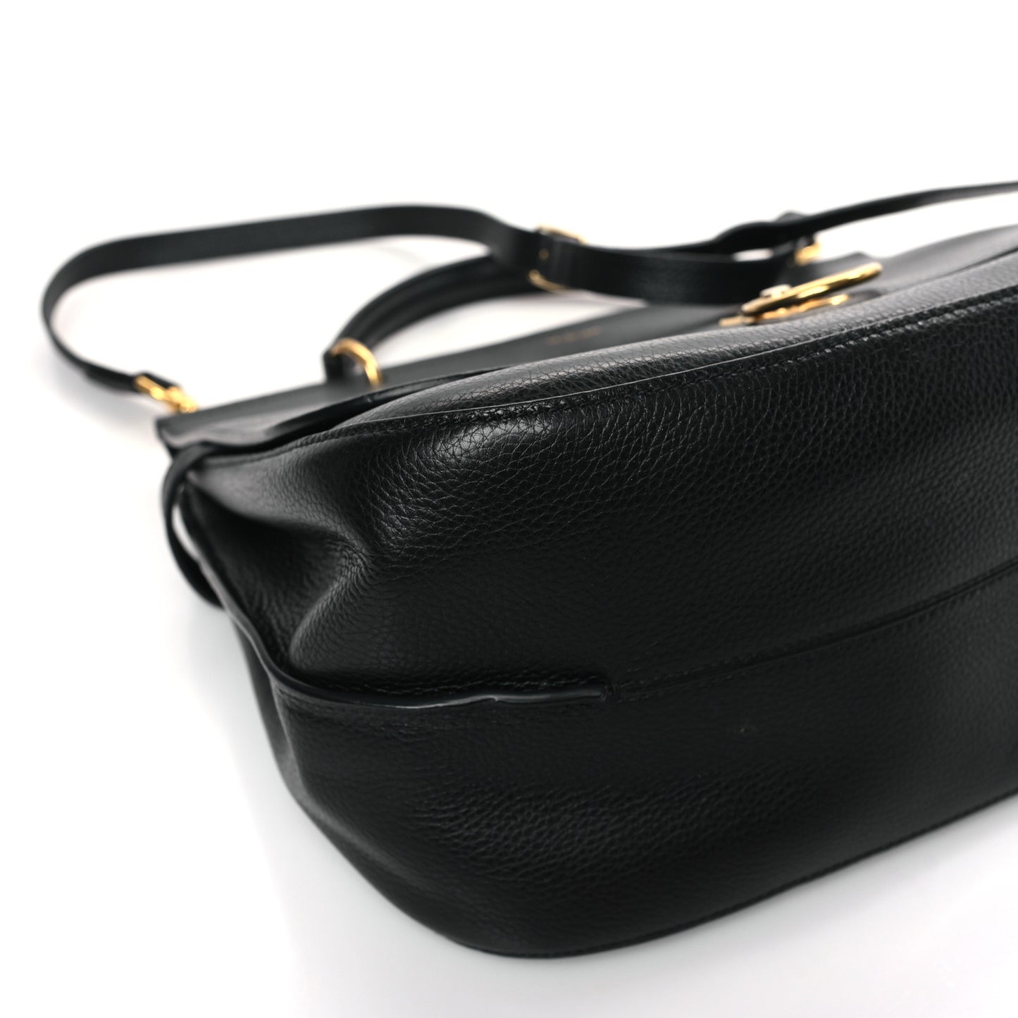Natural Grain Leather Amberley Satchel Chocolate
