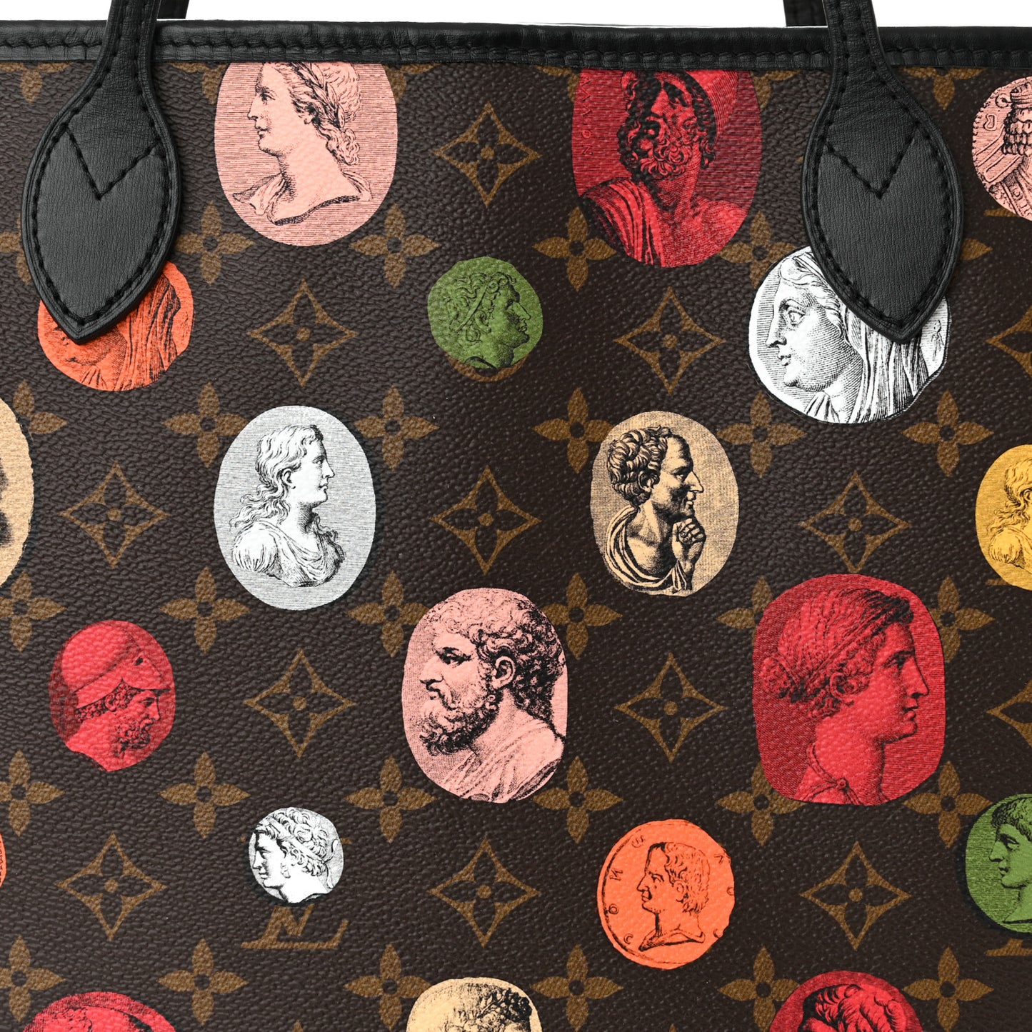 X Fornasetti Monogram Cameo Neverfull MM