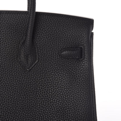 Hermes Togo Birkin 25 Black 16 of 37