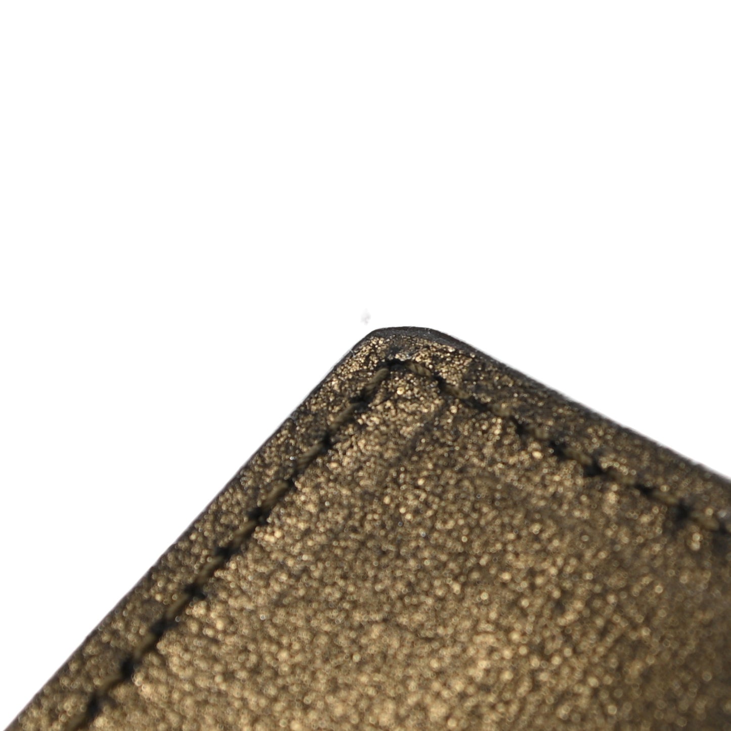 Distressed Metallic Calfskin Monogram Large Belle De Jour Clutch Gold