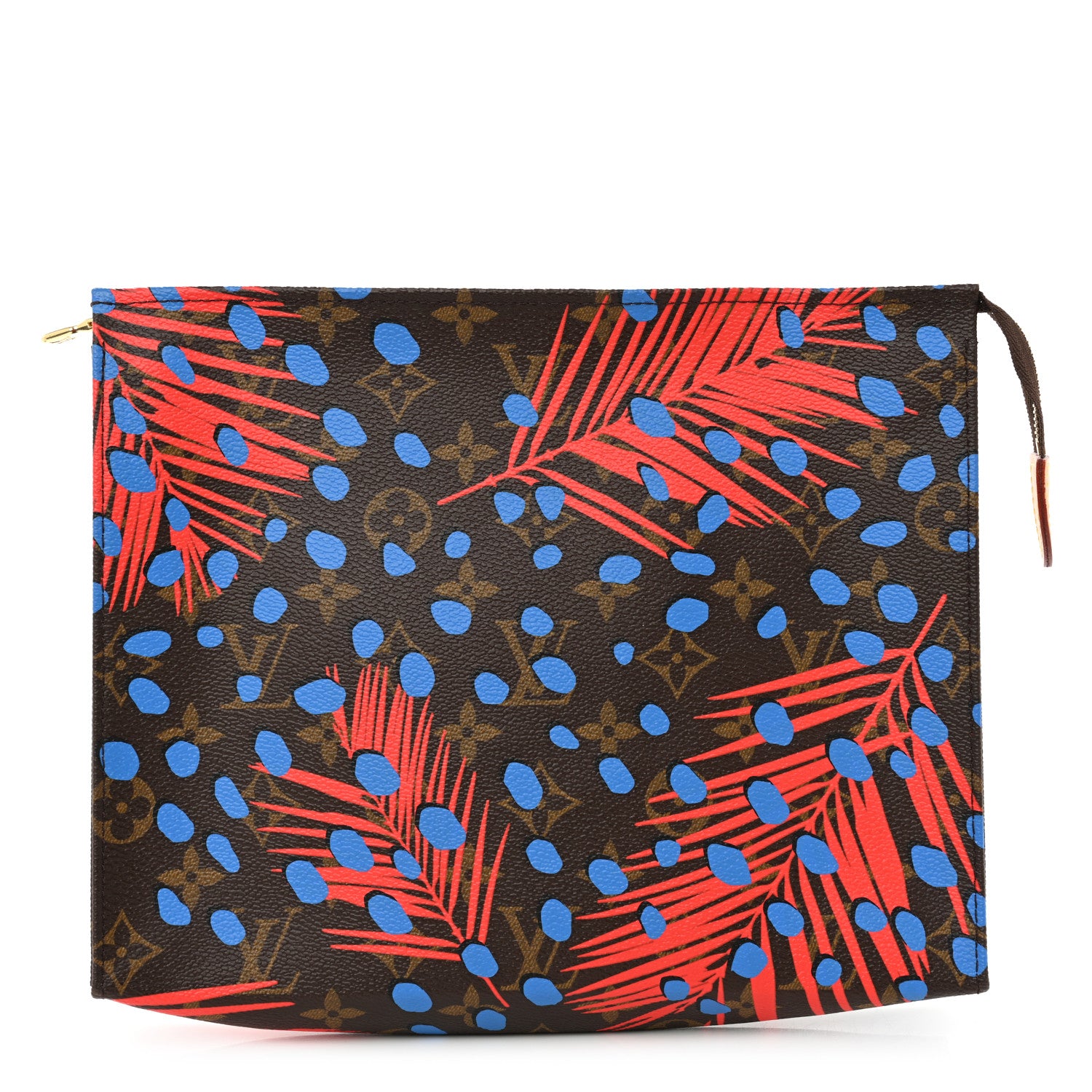 Louis Vuitton Monogram Jungle Dots Toiletry Pouch 26 Coquelicot Denim 1 of 10