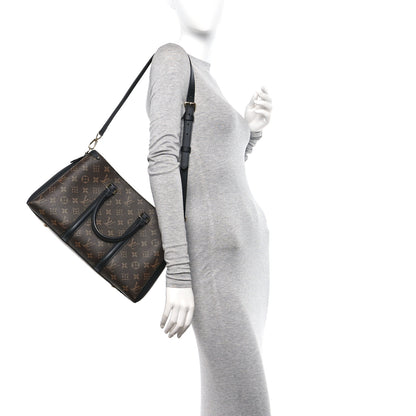 Louis Vuitton Monogram Soufflot MM Black 2 of 9