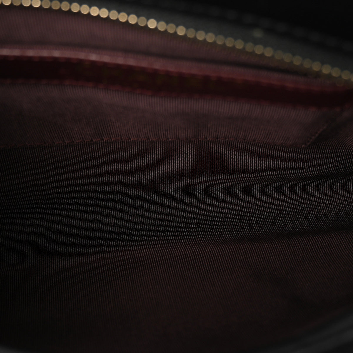 Lambskin Chain Frame Shoulder Bag Black