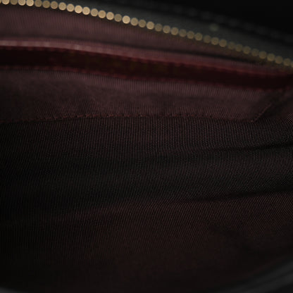 Chanel Lambskin Chain Frame Shoulder Bag Black 5 of 10